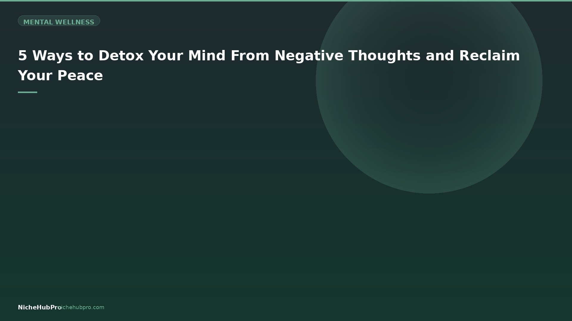 Woman writing in notebook during mental detox and clearing thoughts practice