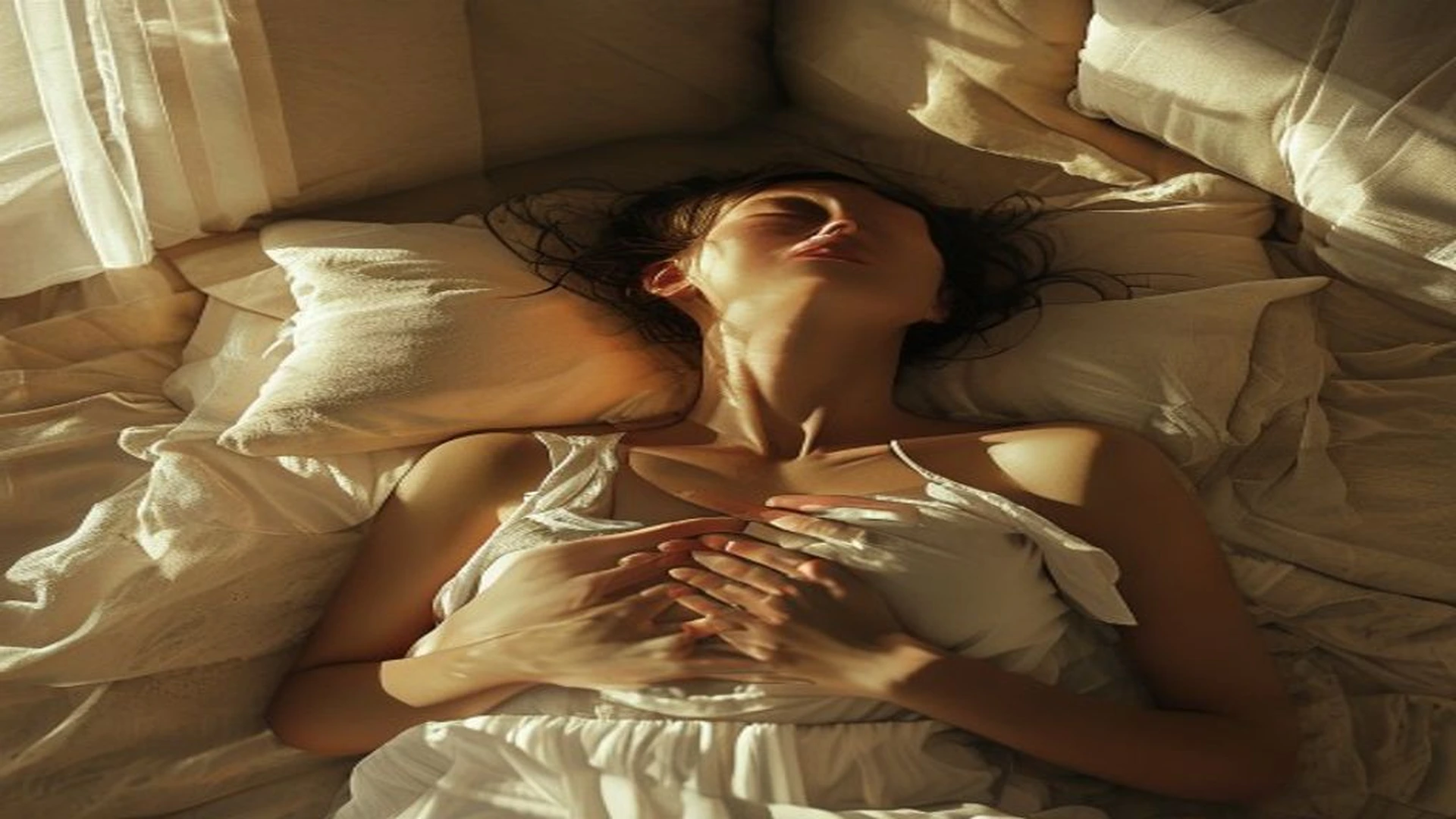 Person practicing calm awareness to reduce worry and stress