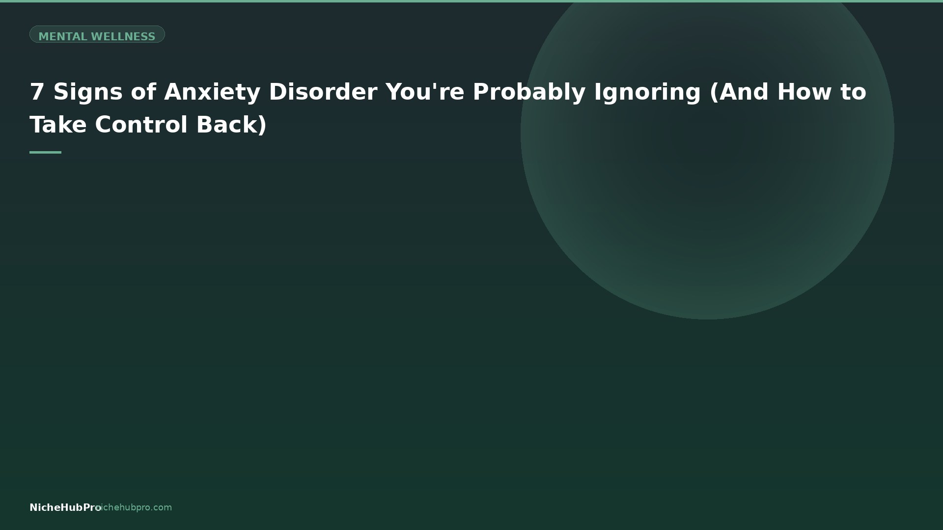 Woman practicing breathing exercise for anxiety disorder relief